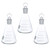 Balacoo 3pcs Erlenmeyer Flask lab Flask Graduated Borosilicate Flask Experimental Flask erlenmeyer conical Flask Graduated flasks erlenmeyer Beaker Narrow Mini Flask Supplies Thicken Glass