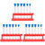 Baluue 9 Sets Test Tube Rack Test Tube Science Party Test Tubes Scientific Empty Test Tubes Test Tubes with Caps Glass Measuring Cup with Lid Test Lab Tubes Toys Mini Connector Plastic