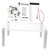 MERRYHAPY 1 Set Motherboard Rack Motherboard Bracket Video Cards Storage Bracket Mini Case Video Cards Case Small Stand A Frame Mother Board Brackets Kickstand Computer Chassis Acrylic