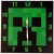 Accutime Minecraft Creeper Character Face Wall Clock