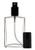 Riverrun Perfume Atomizer, Glass Bottle, Black Fine Mist Sprayer 3.4 oz 100ml (Set of 2)
