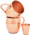 Zafmann Copper Mugs - Moscow Mule - Copper Mug - Hammered  Moscow Mule Copper Mugs - Mule Mugs Cups Set- Copper Mugs Set - Solid Pure Copper - Mule Kit