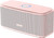 DOSS Bluetooth Speaker, SoundBox Touch Portable Wireless Bluetooth Speaker with 12W HD Sound and Bass, IPX5 Waterproof, 20H Playtime,Touch Control, Handsfree, Speaker for Home,Outdoor -Light Pink