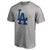 Outerstuff Los Angeles Dodgers MLB Team Apparel Boys Youth 8-20 Primary Logo Gray Alternate Official Team T-Shirt (Youth Large 14-16)