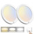 Probapro Motion Sensor Ceiling Light Indoor: 18W Flush Mount Lighting Fixture for Office Bedroom Garage (2 Pack)