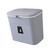 Tll-mm 7L / 9L Wall Mounted Trash Can, Kitchen Cabinet Door Hanging Trash Bin for Office Kitchen, Garbage Bin Used for Recycling Kitchen Waste (Color : 7L with Lid Gray)