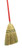 Libman 502 Big Corn Broom with 100% Broomcorn Fiber, 12" Sweep Surface