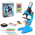 XuuSHA Microscope Accessories kit Slide Preparation camer Children Biological Microscope Kit 100X-400X-1200X Microscope Accessories (Color : Blue A, Magnification : 100X-400X-1200X)