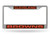 NFL Cleveland Browns Laser Cut Inlaid Standard Chrome License Plate Frame