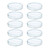 LUJIYY Borosilicate Glass Culture Dishes,10PCS High Borosilicate Glass Petri Dishes for Bioresearch Sterile Petri Dishes for Medicals Biological,Scho