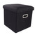ABOOFAN Storage Stool Foot Rest Stool Square Storage Bench Storage Organizer Storage Footstool Bin Organizer Collapsible Foot Stool Folding Foot Stool Storage Cube Step Stool Multifunction