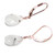 Rutilated Quartz Briolette Rose Gold-Filled Lever Back Earrings