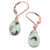 Sesame Jasper Briolette Rose Gold-Filled Lever Back Earrings