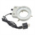 Microscope Accessories kit Slide Preparation camer White/Black Microscope Ring Light Stereo Microscope Light Adjustable LED Ring Lamp Microscope Accessories (Color : White)