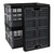 DynkoNA 3-Pack 42 Liter Large collapsible Plastic Crates, Folding Storage Crates Bins