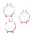 POPETPOP 3 Pcs Vanity Mirror Mirrors Tabletop Makeup Mirror Small Dresser Mirror Tabletop Dressing Mirror Household Makeup Mirror Cartoon Makeup Mirror Plastic Cosmetic Student Wall Hanging