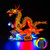 BrickBling LED Light Kit for Lego Auspicious Dragon, Newest 2024 Lighting Compatible with Lego 80112-Remote Control Version (Not Included The Model)