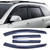 VIOJI 4pcs Compatible with 2009-2013 Rogue & 2014-2015 Rogue Select Sun Rain Guard Vent Shade Side Window Wind Deflectors Window Visors