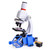 Microscope Kit Biological Microscope Set 1200X Illuminated Microscope Kit Microscope Lens Adapters