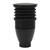 60g Grinder Blowing Bean Bin, Grinder Single Dose Hopper, Aluminium Alloy Coffee Grinder Tool for Eureka Mignon(black)