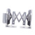 PRETYZOOM 2 Sets Book Stand Expandable Bookcase Expandable Bookend Office Book Stopper Adjustable Book Rack Office Bookends Book Racks Stands Table Bookend Storage Staff Dining Table Plastic