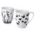 McIntosh Meadow Silhouette Fine Bone China Set of 2 Mugs (12 oz)