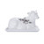 Fitz and Floyd 55-121 Farmstead Covered Butter Dish, 7.75 inches, Assorted