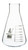 Erlenmeyer Flask, 2000ml - Borosilicate Glass - Wide Neck, Conical Shape - White Graduations - Eisco Labs