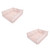 STOBAZA 2pcs Layered Partition Clothes Drawer Shelf Storage Bins for Clothes Stackable Storage Bins Closet Organizer Stackable Storage Pull Out Drawers Storage Box White Folding Plastic