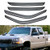VIOJI 4pcs Compatible with 01-06 07 Classic Chevy Silverado GMC Sierra Crew Cab & 02-06 Cadillac Escalade ESV EXT & 00-06 Chevy Suburban Avalanche GMC Yukon XL Sun Rain Guard Vent Shade Window Visors