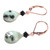 Sesame Jasper Briolette Rose Gold-Filled Lever Back Earrings Crystal