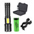 Housoutil Power Torch Zoom Electric Torch Hiking USB Flashlight Outdoor Flashlight Lightweight Flashlights Pocket Torchlight Camping Flashlight Portable Flashlight Aluminum Alloy Charge P70