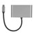 TypeC USB HUB Multifunction Docking Station - 5 in 1 Interface Adapter for DP VGA USB PD. Compatible with TypeC Devices