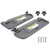 Sun Visors, Left & Right (Driver Side and Passenger Side), Replacement for 2006-2011 Honda Civic Replaces 83280-SNA-A01ZA, 83230-SNA-A01ZA (Atlas Gray)
