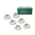 Prendi Espresso Cup Set of 6 with Saucers, Modern Style Espresso Cups, Microwave Dishwasher Safe, Suit for Espresso Machine, 2023 Collection