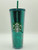 Starbucks Green Floral Plastic 24oz Cold Cup 2021
