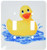 3dRose lsp_4366_2""Rubber Duck" Double Toggle Switch