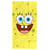 LOGOVISION Spongebob Beach Towel, 30"x60", Spongebob Goofy Smile Face