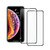 YOFUNTLE Compatible for iPhone Xs Max Screen Protector,[2 Pack] [Edge to Edge] 9H Hardness 5D Carving Full Coverage Tempered Glass Film Compatible for Apple iPhone Xs Max 6.5" Bubble Free 3D Touch
