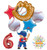 Baseball Player 6th Birthday Party Supplies Balloon Bouquet Decorations