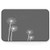 wanxinfu Doormats Grey White Dandelion Welcome Mats 20'' x 31.5'', Non Slip Backing Rubber Shoes Scraper Mud Dirt Scraper Entrance Mats Rugs for Indoor Floor Front Door Kitchen Bathroom Bedroom