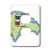 3dRose LSP_46646_6 Map and Flag Dominican Republic in Both English and Spanish Outlet Cover