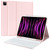 TQQ iPad Pro 12.9 inch 2022 Case with Keyboard, Keyboard case (for 12.9-inch iPad Pro - 6th Generation, 5th/4th/3rd Generation) - with Pencil Holder for 2022 iPad Pro 12.9 Pink