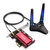 WAVLINK AX3000 6E PCIe WiFi Card,Tri-Band (2.4/5/6Ghz) PCI-E Wireless Network Card Adapter with Bluetooth 5.2, OFDMA, MU-MIMO, WPA3, Ultra-Low Latency for Desktop PC, Supports Windows 11, 10 (64bit)