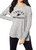 Chicka-d Purdue Boilermakers Women's Cozy Fleece Hoodie Heather Grey, X-Large