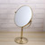 OSALADI 1pc Table Mirror Swivel Vanity Mirror Portable Stand Mirror Makeup Stand Vanity Table Mirror for Dresser Stand up Mirror Metal Dresser Makeup Mirror Miss Round Mirror Irregular