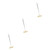 Uonlytech 3pcs Stitching Broom Garage Broom Sweeping Broom Push Broom Dust Broom Angle Brooms Soft Broom Kitchen Broom Handle Broom Brooms for Sweeping Indoor House Floor Stainless Steel