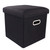 Garneck Folding Storage Stool Storage Stool Foldable Cube Storage Bin Storage Cube Bin Organizer Toy Storage Organizer Fold Collapsible Foot Stool Cloth Storage Container Bench Seat