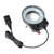 Microscope Adapter Microscope Ring Light 52PCS LED Ring Light Adjustable Illuminated LED Round Ring Lamp Microscope Light Source Microscope Accessories (Color : Black)