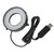 Microscope Kit Adjustable 48 LED Ring Light, 72 LED Illuminator Lamp, Industrial Microscope Camera Microscope Lens Adapters (Color : 72 LED Light)